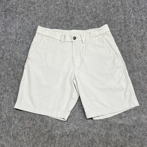 Lululemon Shorts Mens 34 Gray Chino Golf Casual Stretch Lightweight Athletic